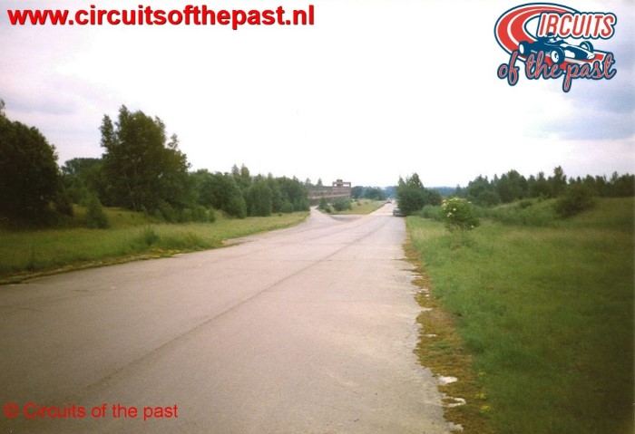 Abandoned circuit Nivelles-Baulers 1998 View from the hill at Turn One