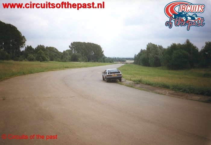 Abandoned Nivelles circuit in Belgium - Chicane