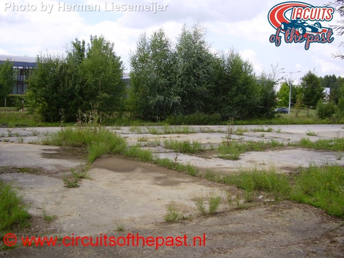 Empty site of the Control Tower of the Nivelles-Baulers circuit in 2013