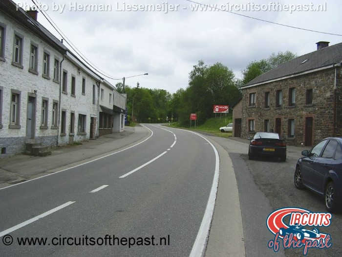 Spa-Francorchamps circuit - The run to the original Stavelot Corner