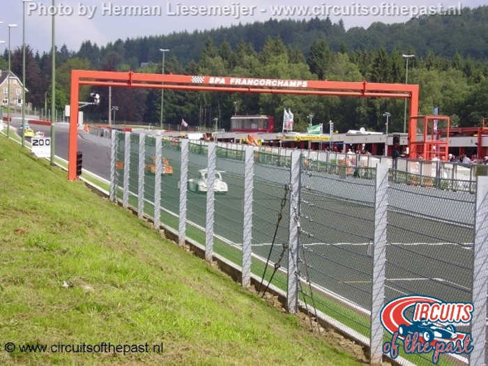 Old Spa-Francorchamps - Start/Finish straight of the Formula One