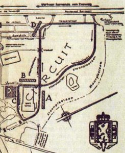 Zandvoort street circuit map