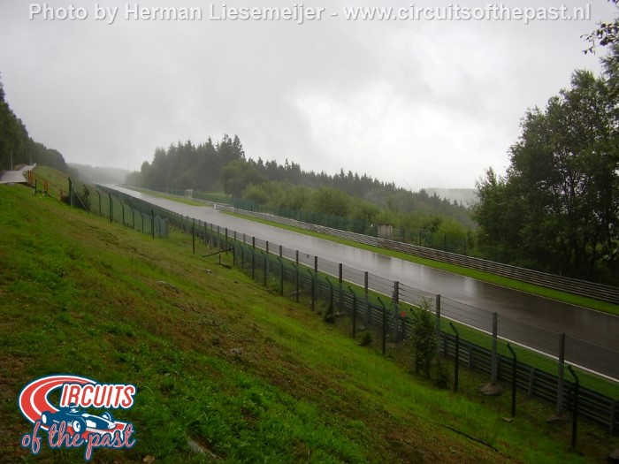 The Kemmel straight. At old Spa-Francorchamps this was a section with fast kinks.