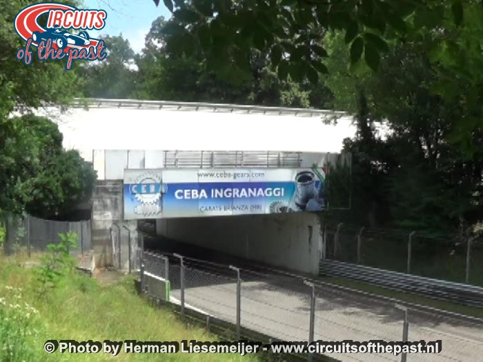 Monza - The road circuit cross the oval